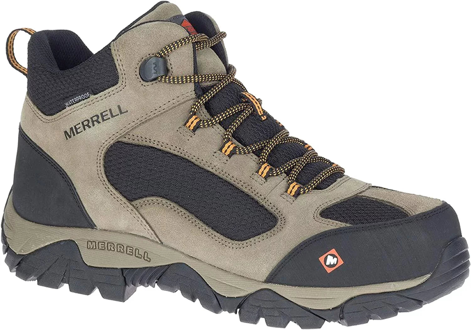 Merrell Men's Moab Onset Waterproof Work Boot Composite Toe Sizetone 8 1/2 D(M) USize