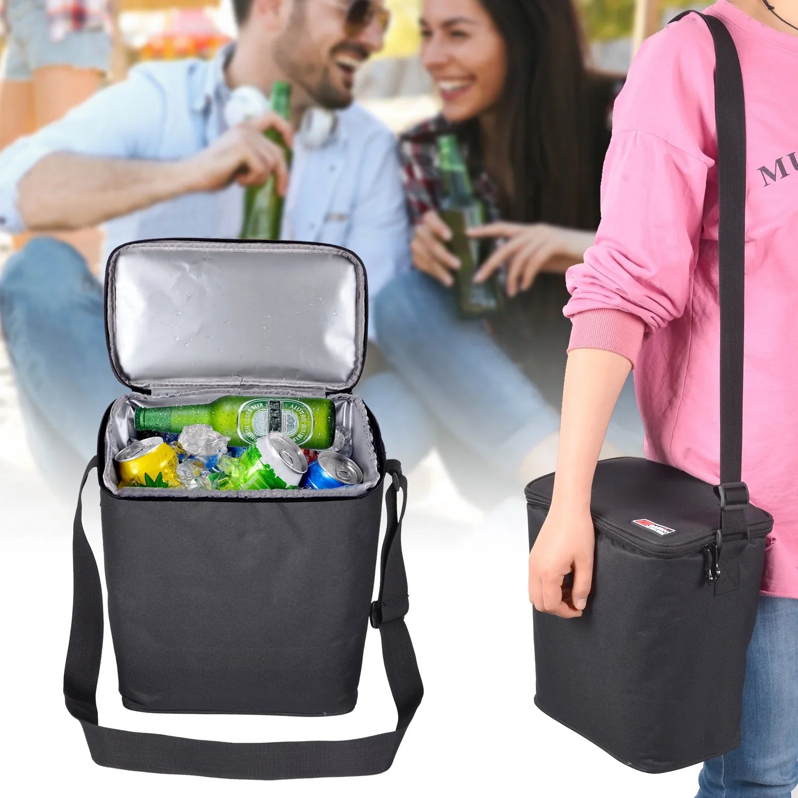 UTV Under Sizeeat Sizetorage Cooler Box Removable Underseat Sizetorage Bin Cooler Bag Fit for Can Am Defender Max 2016 -2022