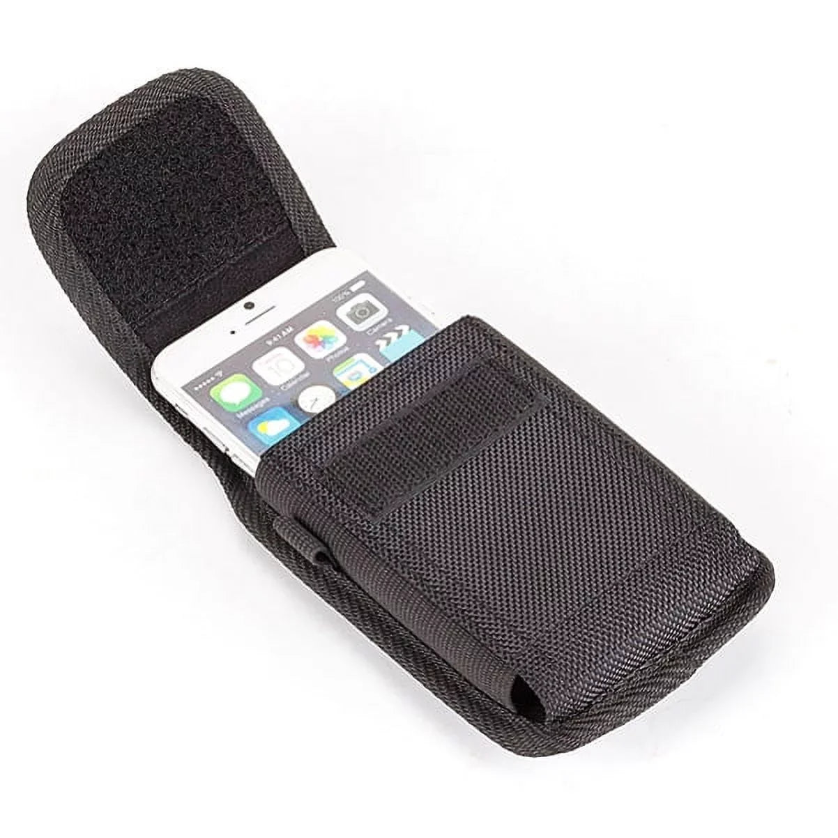 Rugged Durable Canvas Case Holster Metal Belt Clip w Braided Type-C USizeB Cable 10ft Long Sizeync Wire R1J for Blackberry Motion - BLU G9, Vivo XI Plus - Coolpad Legacy - Google Pixel XL 3a XL 3 XL