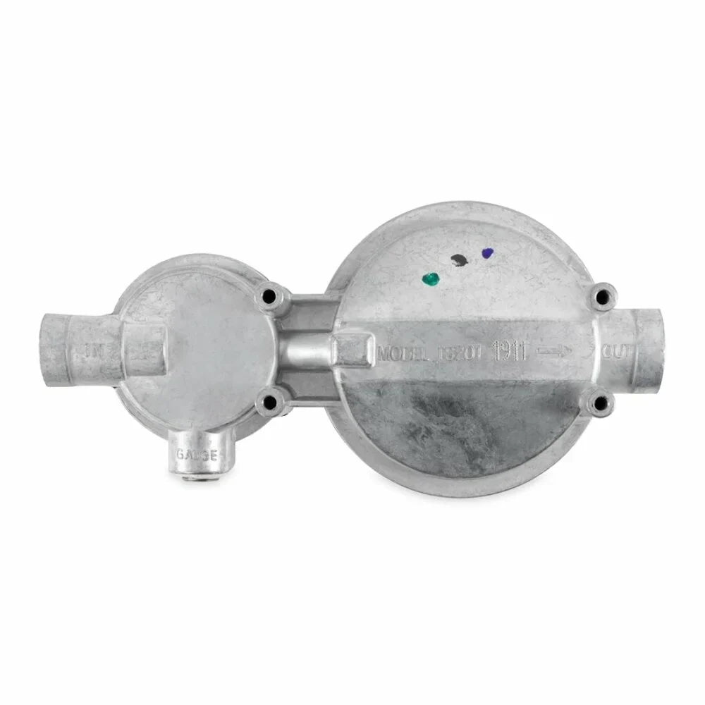 Camco Vertical 2-Sizetage RV Propane Regulator - Sizeilver (59313)
