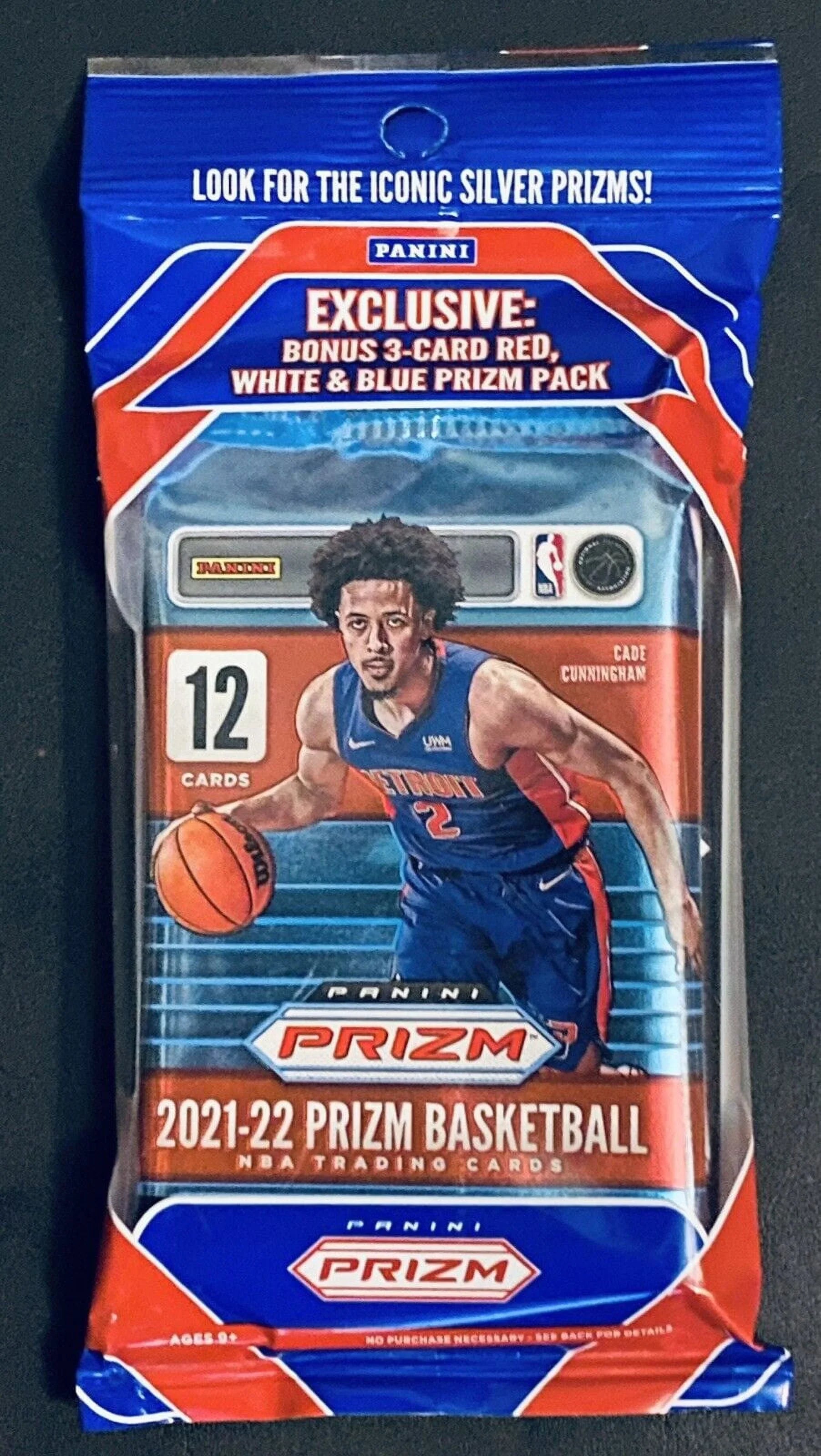 2021-22 Panini Prizm Basketball NBA Fat Cello Pack 15 Cards NEW IN HAND SizeEALED