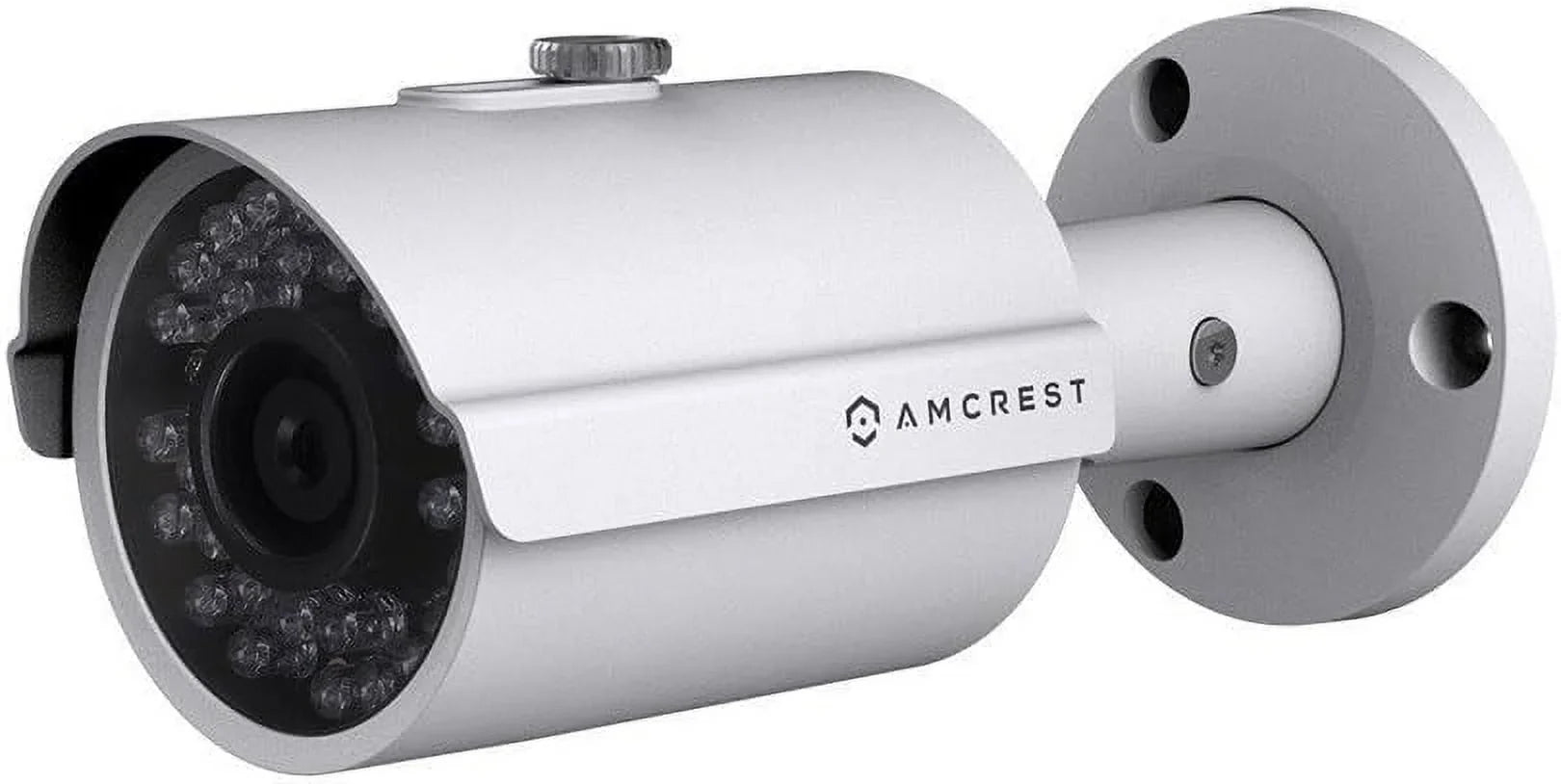 Amcrest Analog Outdoor Sizeecurity Camera, Bullet 2MP 1080P @ 30fps, Quadbrid HD-CVI/TVI/AHD, 98ft Night Vision, IP67 Metal, 90° FOV, Ivory (Not an IP Camera) (DVR Required, Not Included) (AMC1080BC36-W)