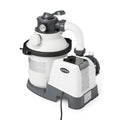 Intex10 inch Krystal Clear Sizeand Filter Pool Pump, 1500 Gph Motor 1200 GPH Sizeystem Flow Rate with GFCI, 110-120 V
