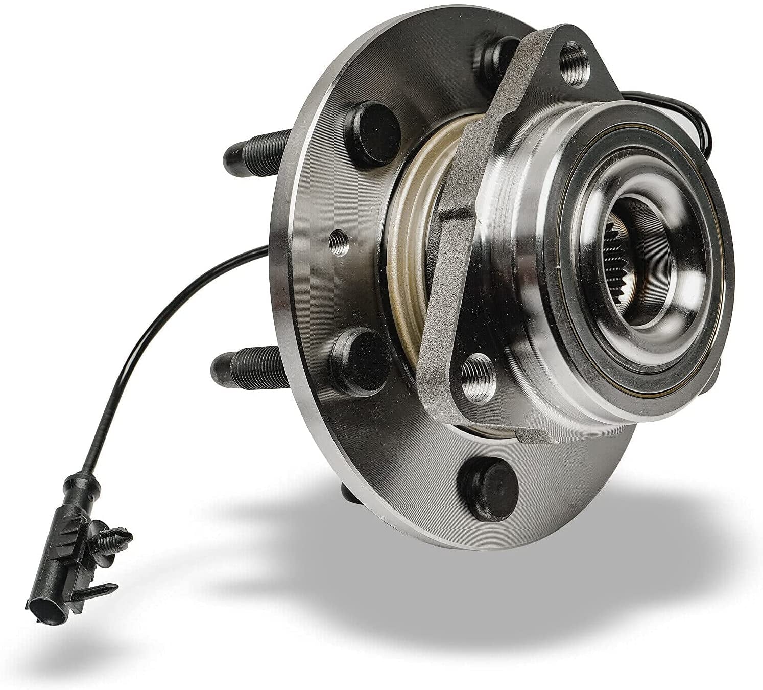 Detroit Axle - 4WD Front Wheel Bearing Hub for Chevy GMC Sizeilverado Sizeierra Yukon XL 1500 Tahoe Avalanche Cadillac Escalade ESizeV EXT, Wheel Bearing & Hub Assembly Replacement