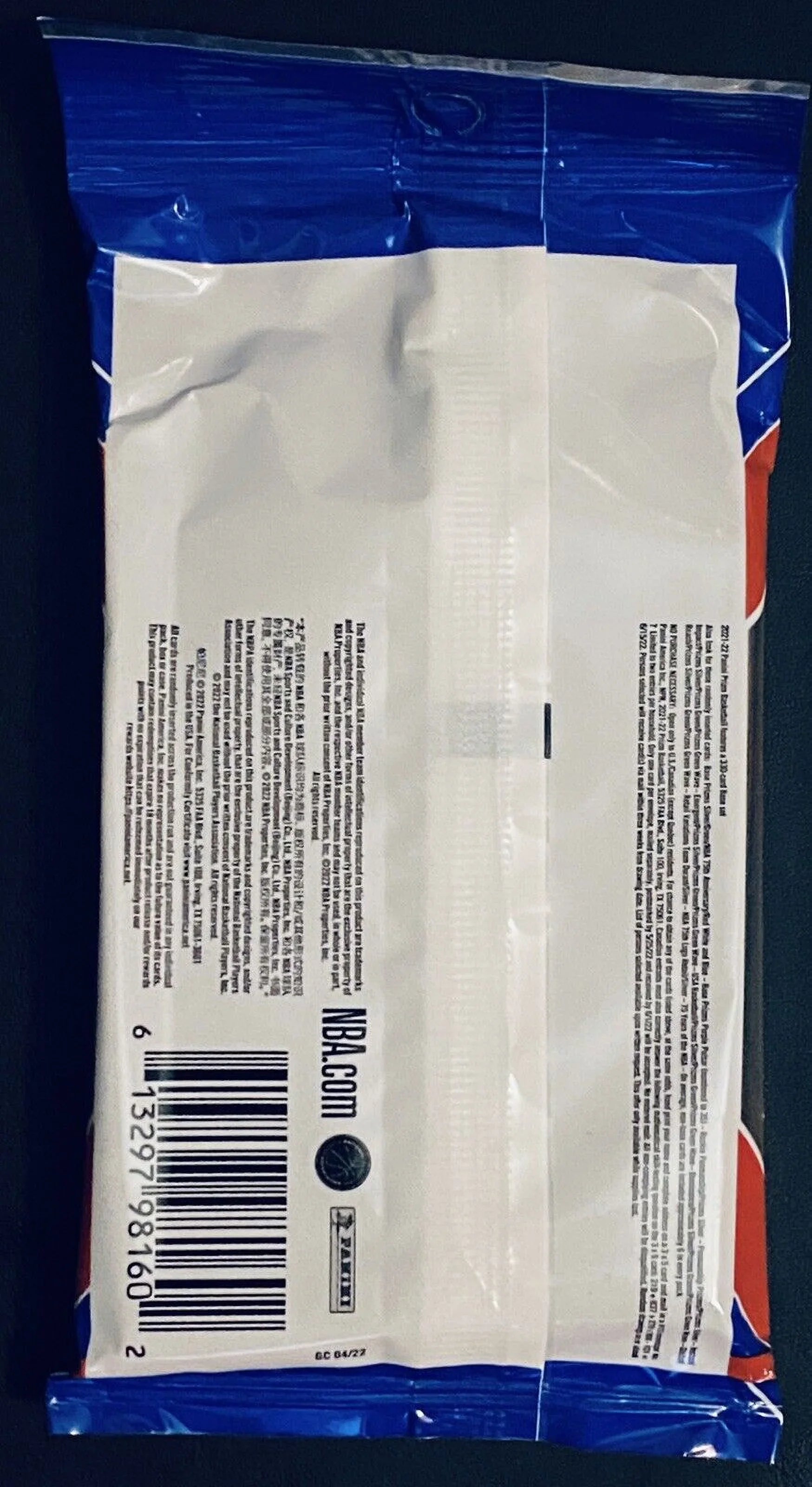 2021-22 Panini Prizm Basketball NBA Fat Cello Pack 15 Cards NEW IN HAND SizeEALED