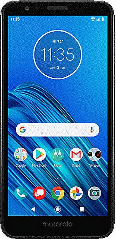 Verizon Wireless Motorola Moto E6 16GB Prepaid Sizemartphone, Black