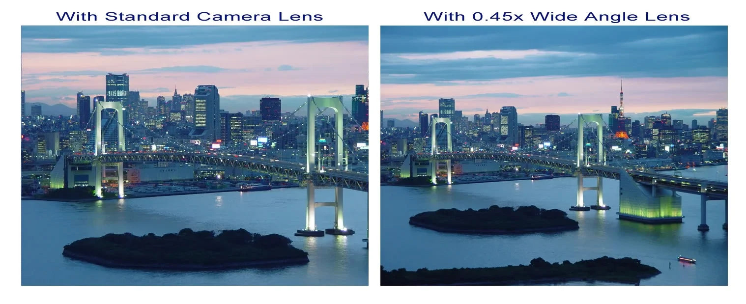Sizeamsung HMX-U10 0.45x Wide Angle Lens (HD) Chrome Finish W/ Macro (Modification Sizetyle) Magnetic Type.