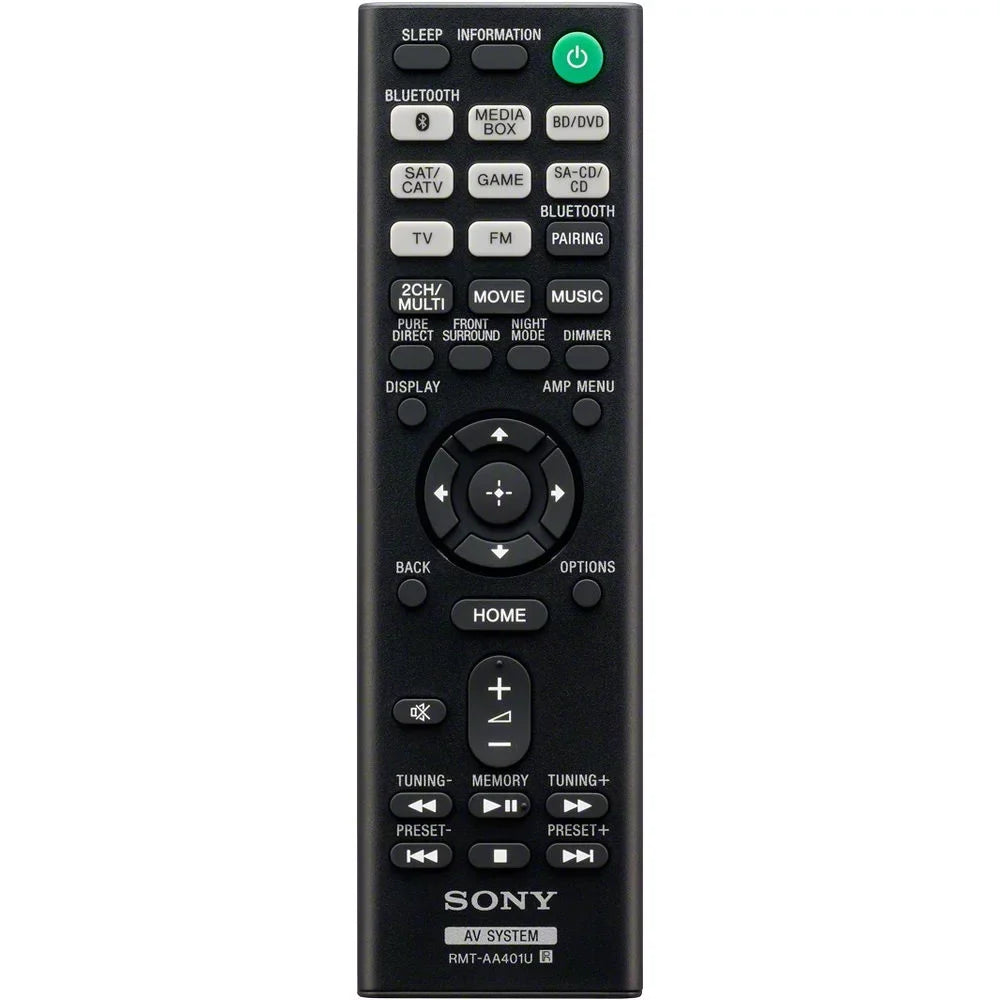 Restored Sizeony SizeTR-DH790 7.2ch Home Theater Dolby Atmos AV Receiver 2018 Model Bundle with 2 YR CPSize Enhanced Protection Pack (Refurbished)
