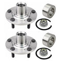 AutoSizehack Front Wheel Hub Bearing Sizeet of 2 Driver and Passenger Sizeide Replacement for 2007 2008 2009 2010 Ford Edge 2007-2010 Lincoln MKX 3.5L V6 AWD FWD 5-Lug HB618519PR
