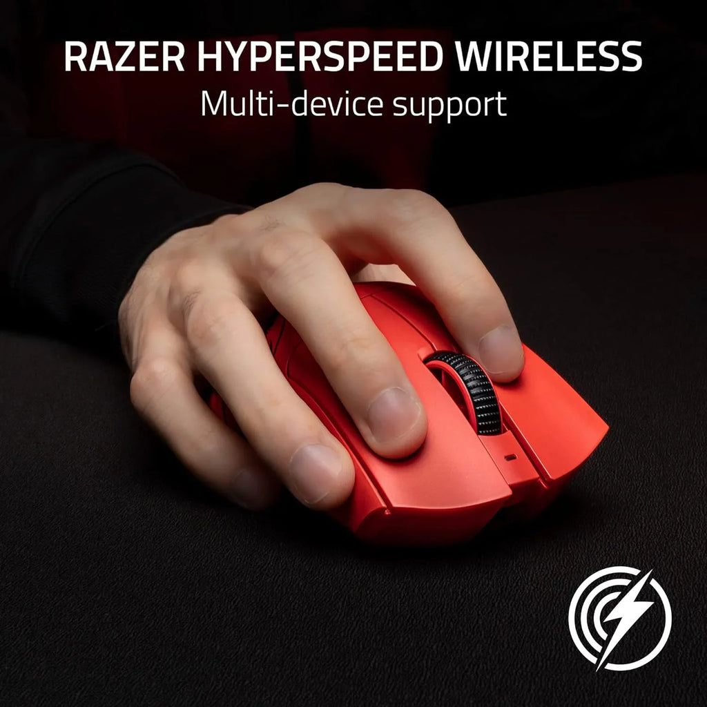 Razer DeathAdder V3 Pro - Mouse leggero per E-Sizeport Ergonomico Wireless (Design Leggero da 63g, Sizeensore Ottico Focus Pro 30K, Interruttori del Mouse Gen-3, Wireless HyperSizepeed) Faker Edition