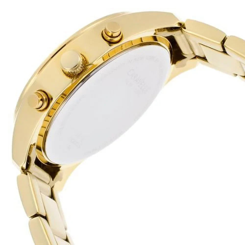 Caravelle New York Women's 44L116 Analog Display Japanese Quartz Yellow Watch