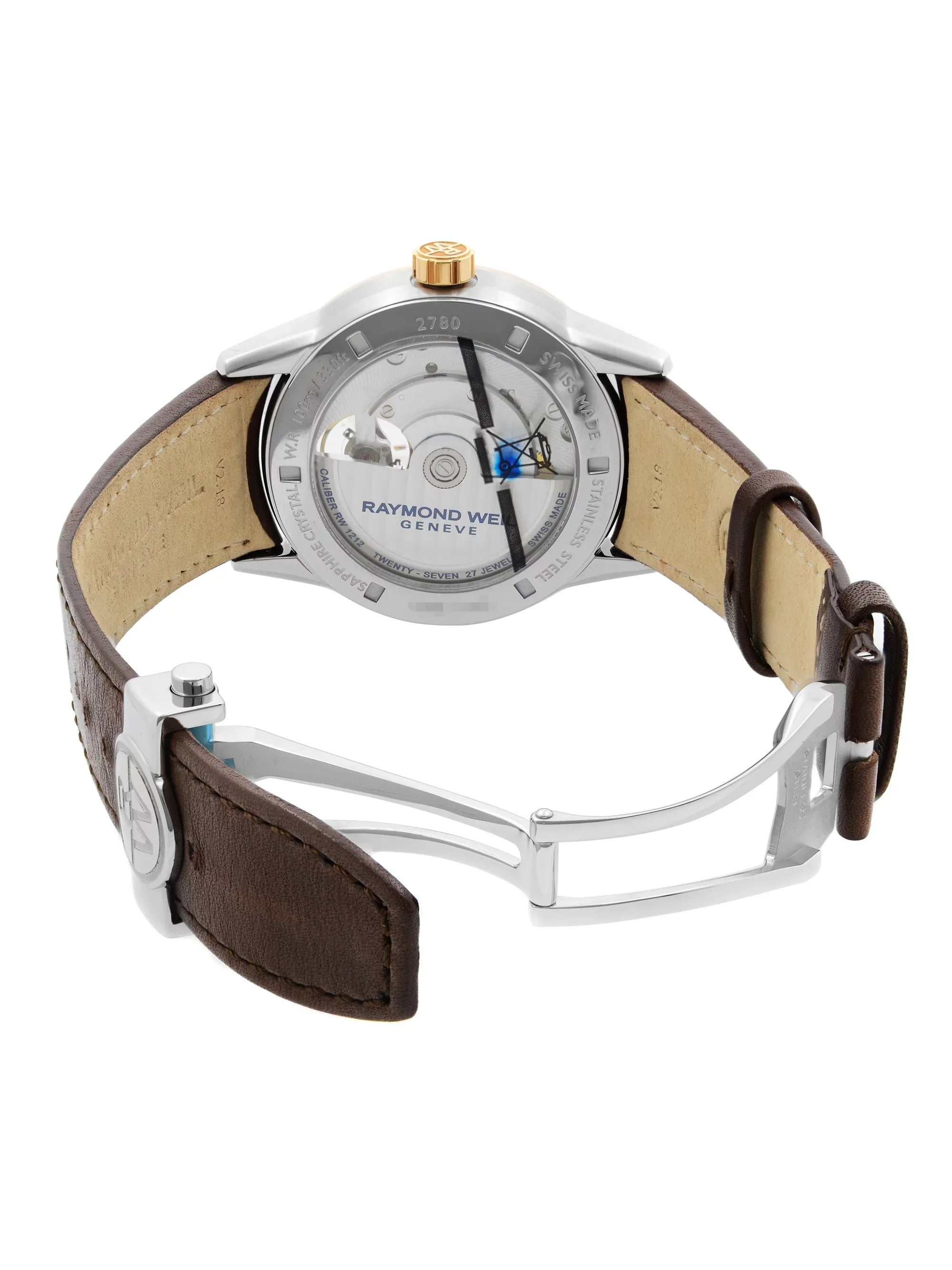 Raymond Weil Freelancer 42.5mm Leather Sizeteel Automatic Mens Watch 2780-SizeC5-20001