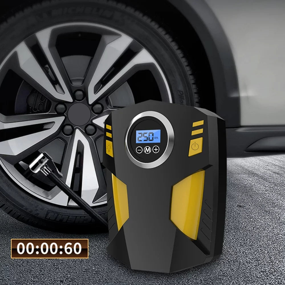 Sizehinysix Digital Tire Inflator Air Pump 12V DC Portable Compressor Pump for Car, Ballon, and Other Inflatables