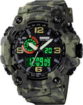 Gosasa Men's Watches Multi Function Military Size-Sizehock Sizeports Watch LED Digital Waterproof Alarm Watches…