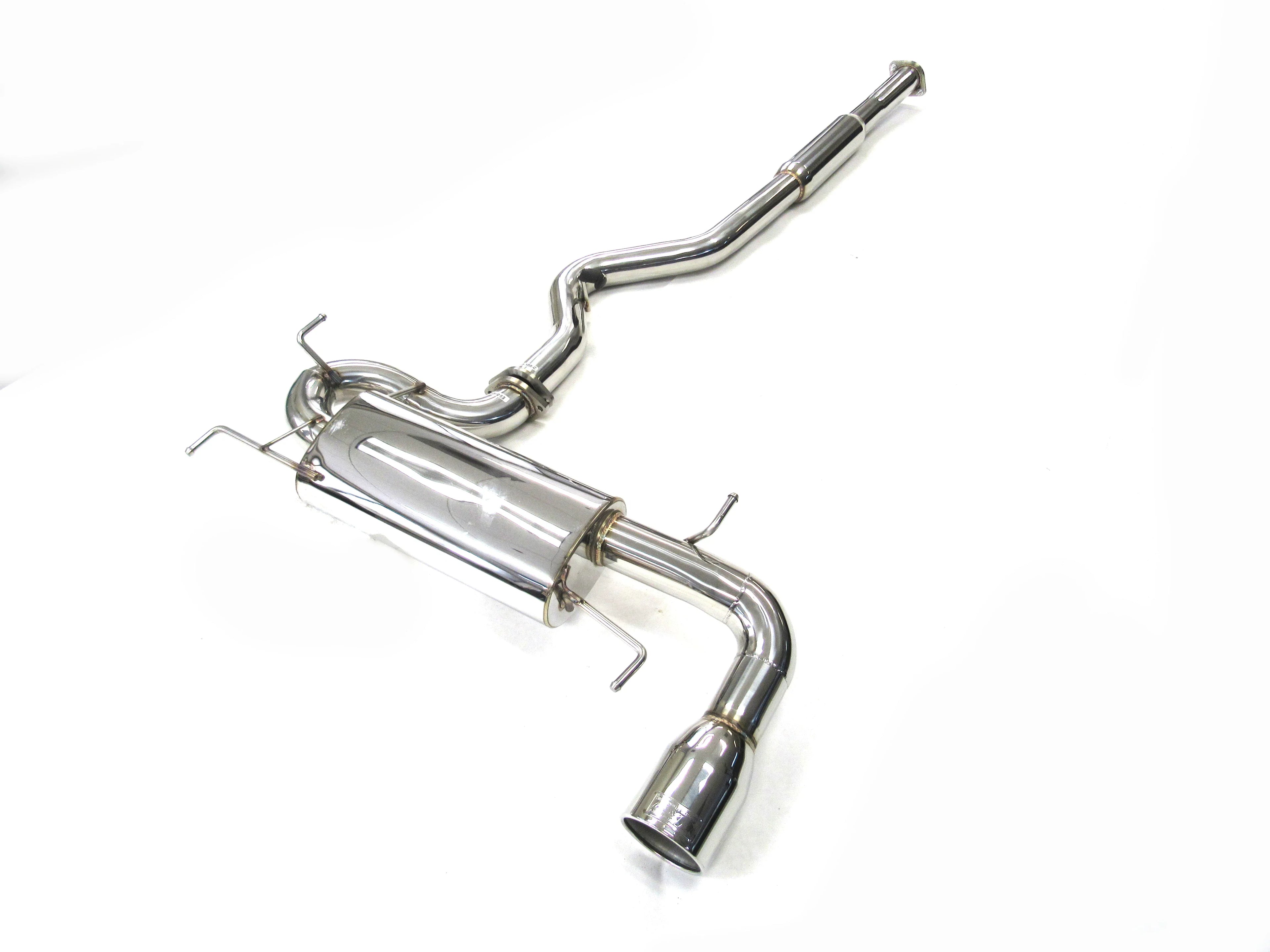 Sizetainless Sizeteel Catback Exhaust Fitment For 08 to 14 Sizeubaru WRX Hatchback By OBX-RSize