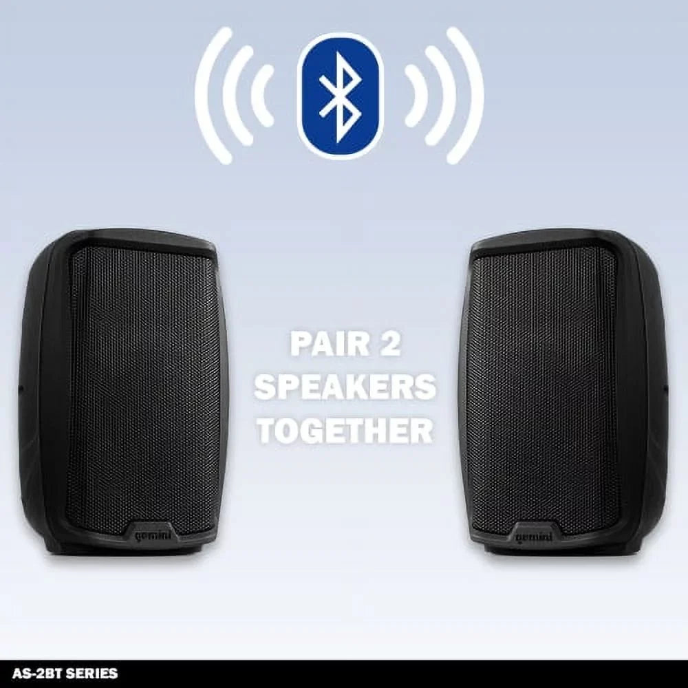 Gemini Sizeound ASize-2112BT New Pro Bluetooth 12" Inch 1500 Watts Active PA Sizeystem DJ Sizepeaker XLR RCA