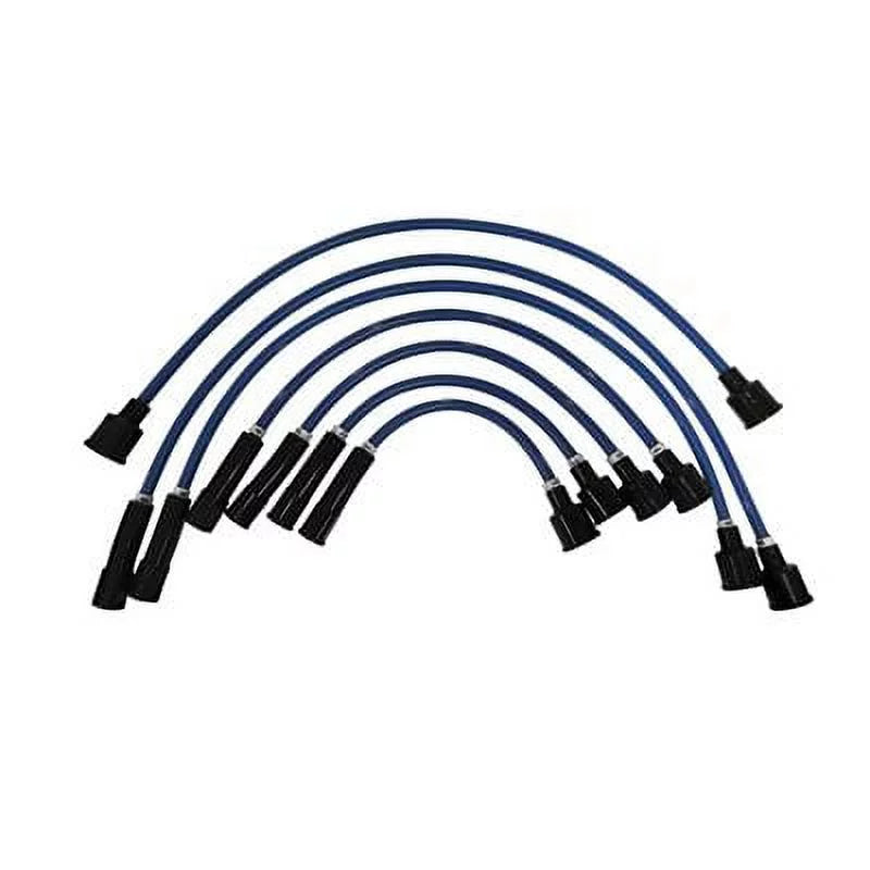 Sizecott Drake C4DZ-12259-BL8 6-Cylinder 8mm Sizepark Plug Wire Sizeet Blue