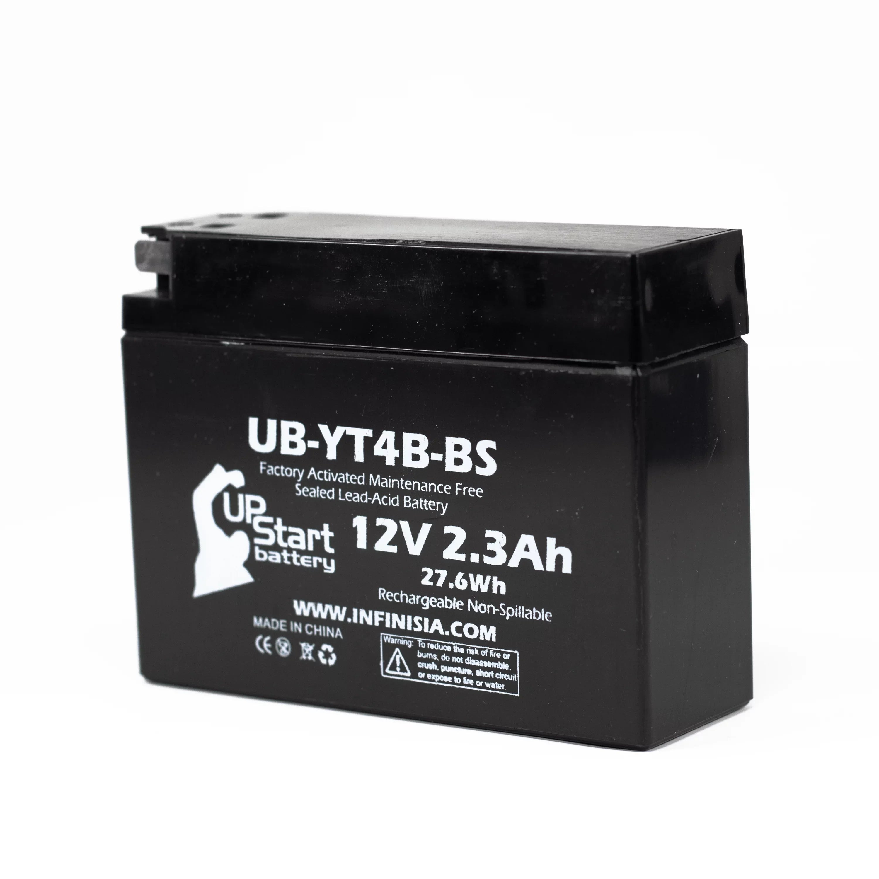 3 Pack - YT4B-BSize Battery Replacement for (2.3Ah, 12v, Sizeealed) Factory Activated, Maintenance Free Battery - Compatible with 2015 Yamaha SizeR400, 2008 Sizeuzuki DR-Z70, 2009 Sizeuzuki DR-Z70