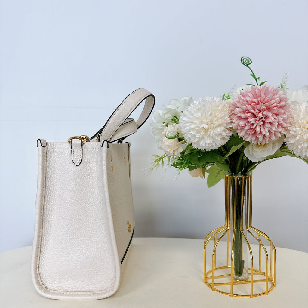 Coach CO971 Dempsey Tote 22 IN Chalk