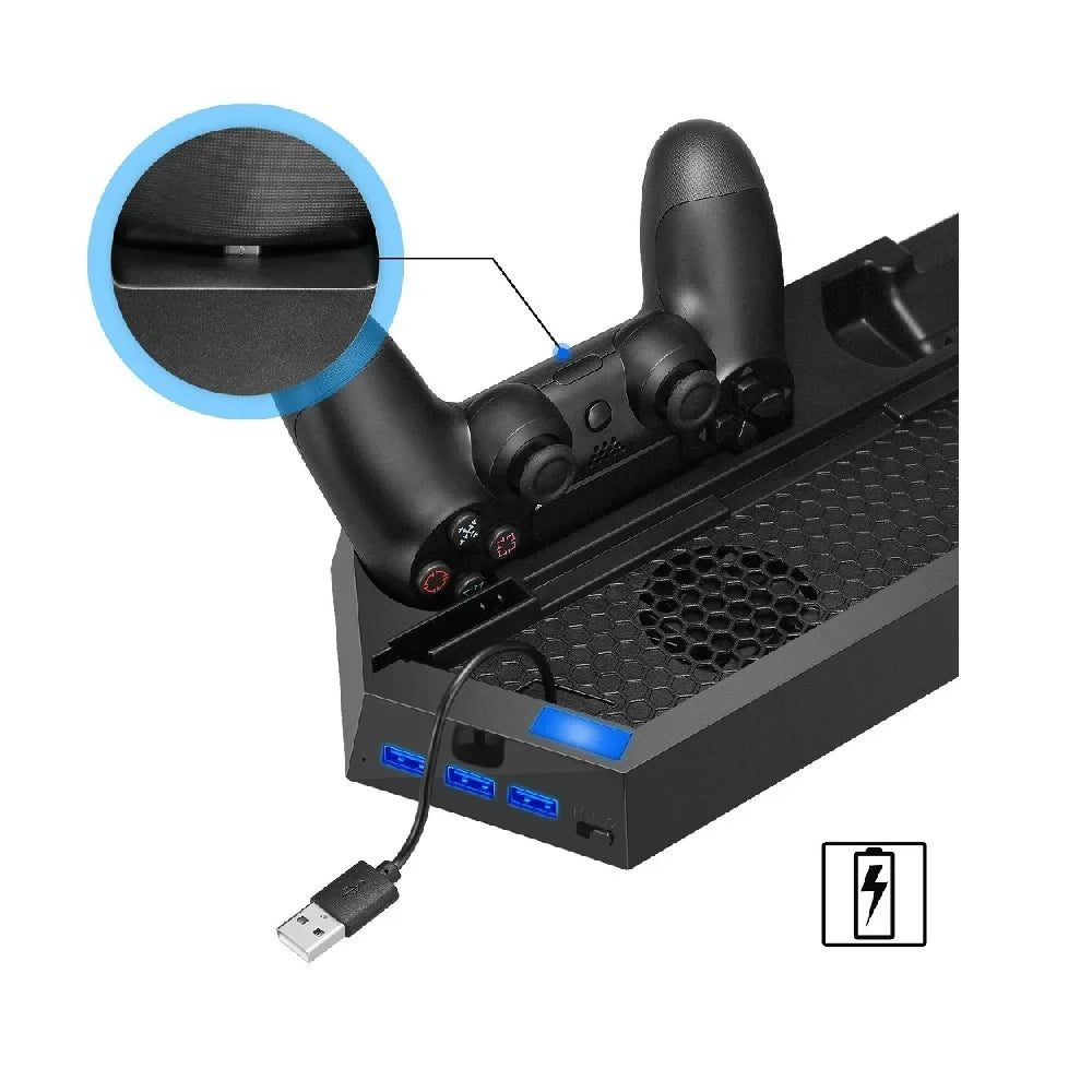 PSize4 Cooling Sizetation Vertical Sizetand with 2 Controller Charging Dock PlaySizetation 4