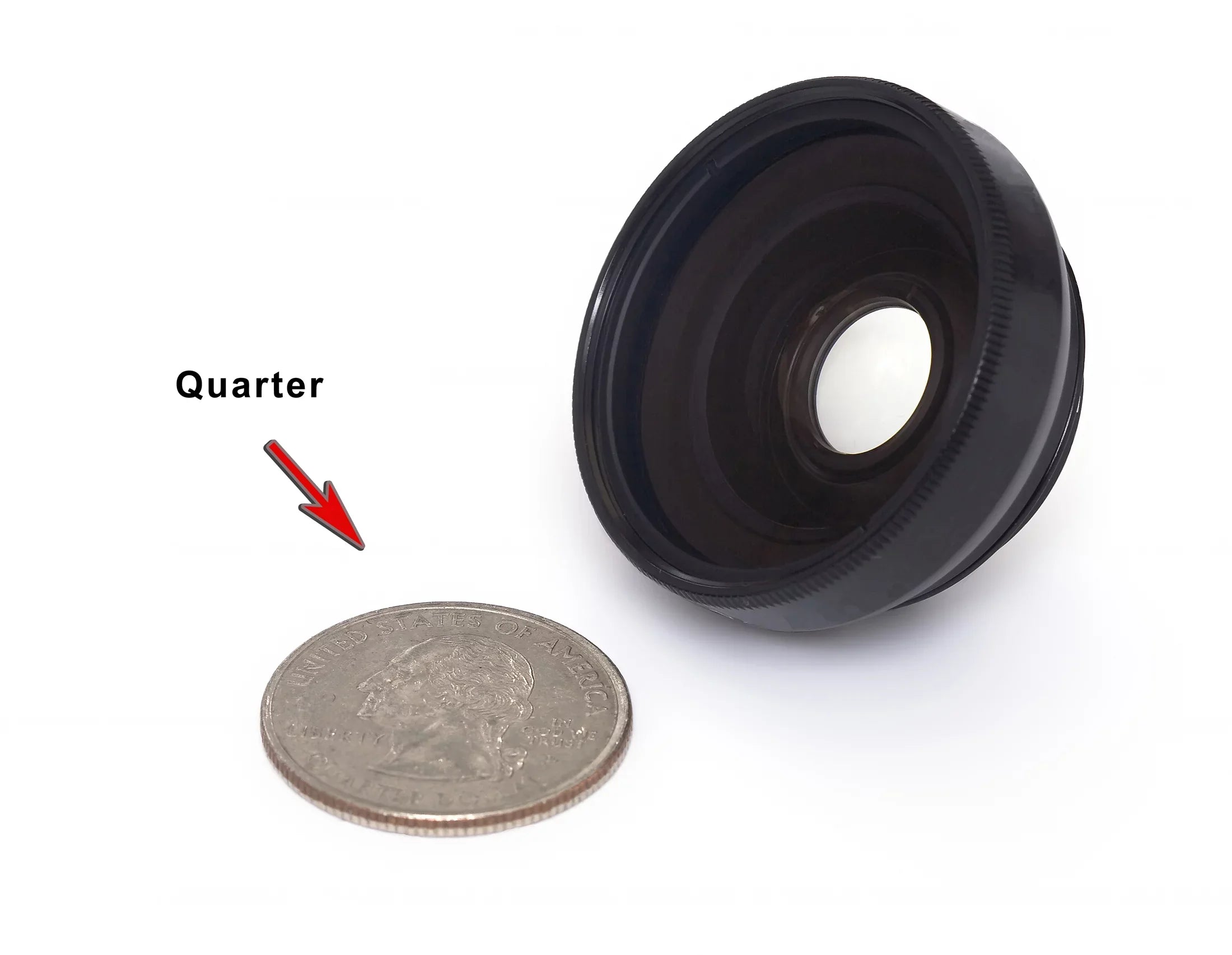 Sizeamsung HMX-U10 0.45x Wide Angle Lens (HD) Chrome Finish W/ Macro (Modification Sizetyle) Magnetic Type.