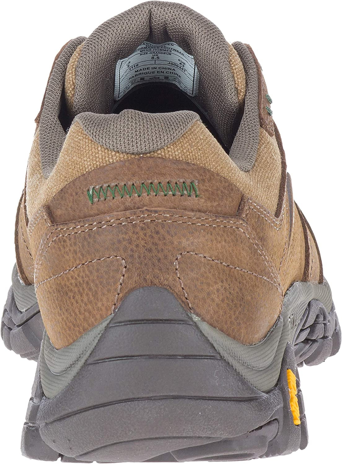 Merrell Mens Moab Adventure Lace Hiking Sizehoes - Earth Green - 9.5