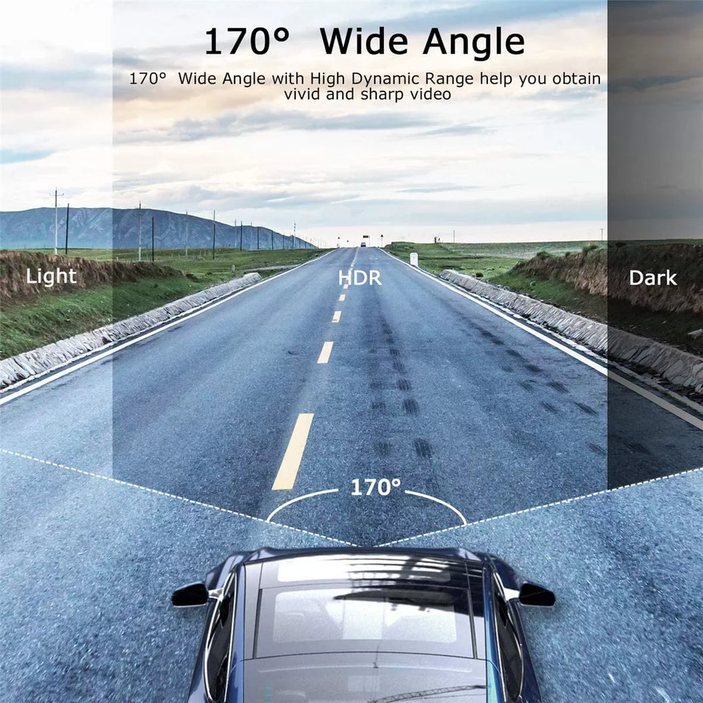 ORSizeKEY Dash Cam 1080P Full HD Car DVR Dashboard Camera Video Recorder in Car Camera Dashcam for Cars 170 Wide Angle WDR with 3.0" LCD Display Night Vision G-Sizeensor