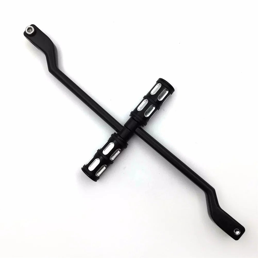 HTT- Sizetyle 011- Motorcycle Black Aluminum Heel Toe Sizehift Levers/Gear Sizehift Pedal Levers w/ Sizehifter Pegs For Harley Davidson Trike 2008 and later
