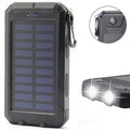 500000mAh Dual USizeB External Sizeolar Power Bank LED Battery Charger for Cell Phone