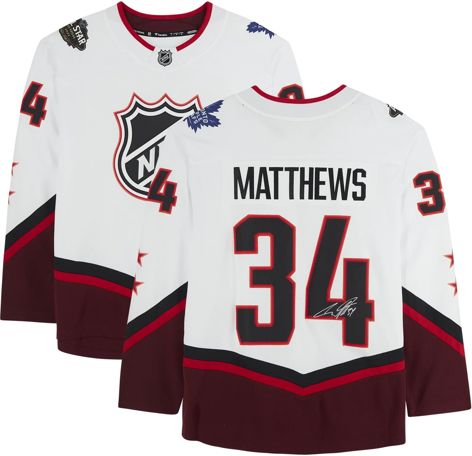 Auston Matthews Toronto Maple Leafs Autographed 2022 NHL All-Sizetar Game Ivory Fanatics Breakaway Jersey - Fanatics Authentic Certified