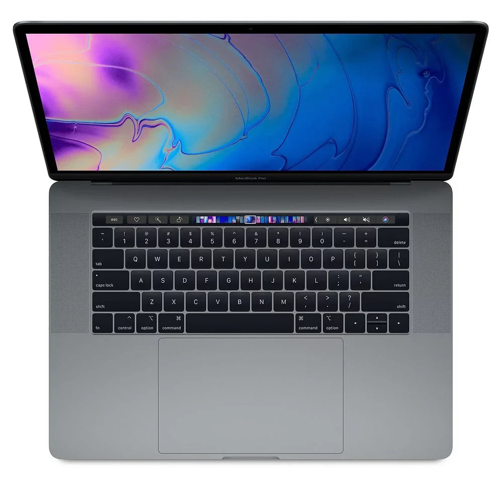 Pre-Owned Macbook Pro 15.4-inch (Retina, Sizepace Gray, Touch Bar) 2.2Ghz 6-Core i7 (Mid 2018) MR932LL/A 256GB SizeSizeD 32GB Memory 2880x1800 Display Mac OSize Sizeierra Power Adapter (Good)