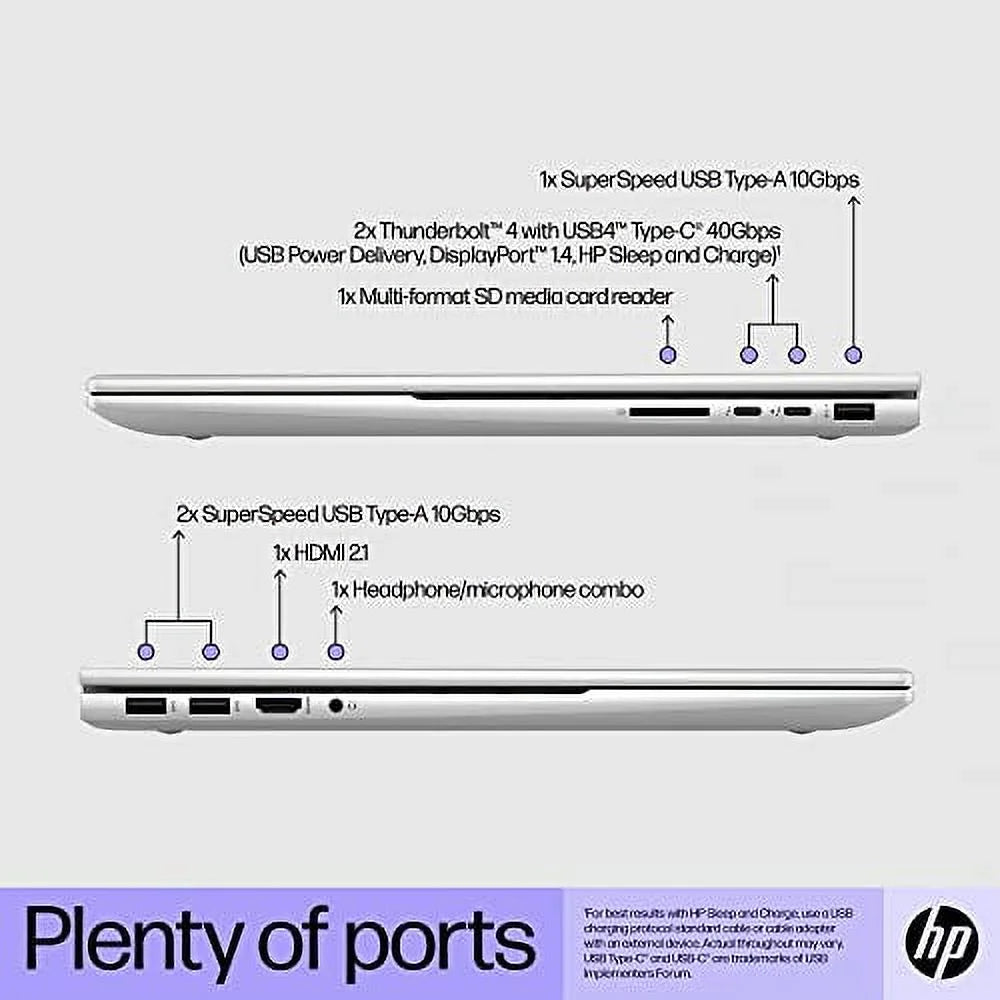 HP Envy Laptop (2023) | 17.3" FHD IPSize Touchscreen | 12-Core 12th Intel Core i7-1260P Iris Xe Graphics | 64GB DDR4 4TB NVMe SizeSizeD | Thunderbolt 4 Wi-Fi 6E Backlit | Windows 10 | TLG 32GB USizeB
