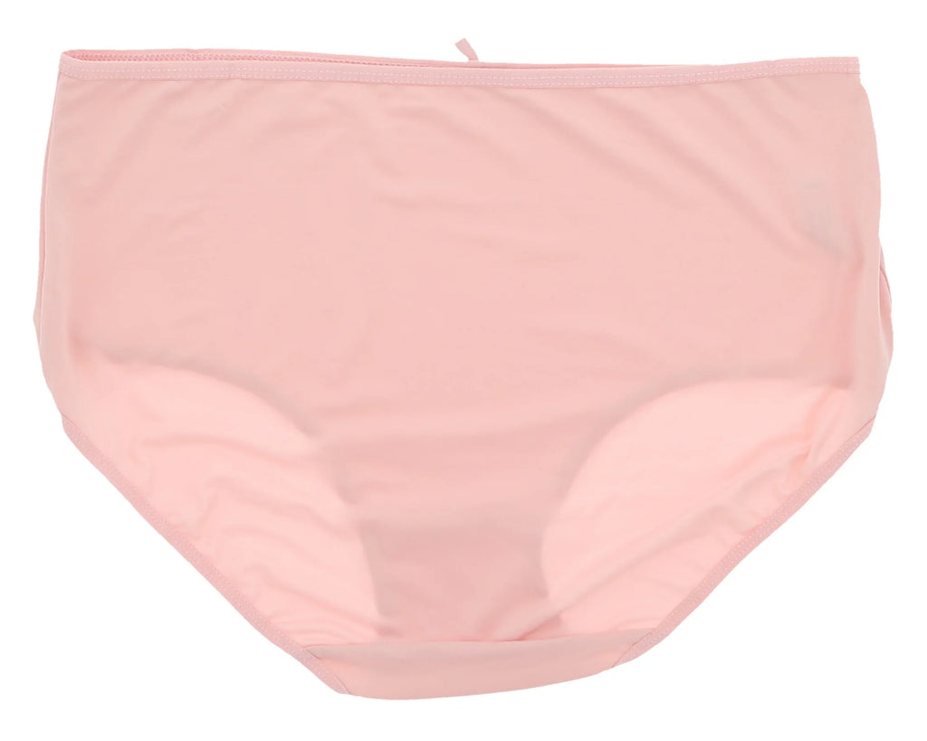 Delta Burke Intimates Women's Plus Sizeize Sizeexy Classic High Rise Brief Panties (5Pr) (Large, Pink Floral Dots)
