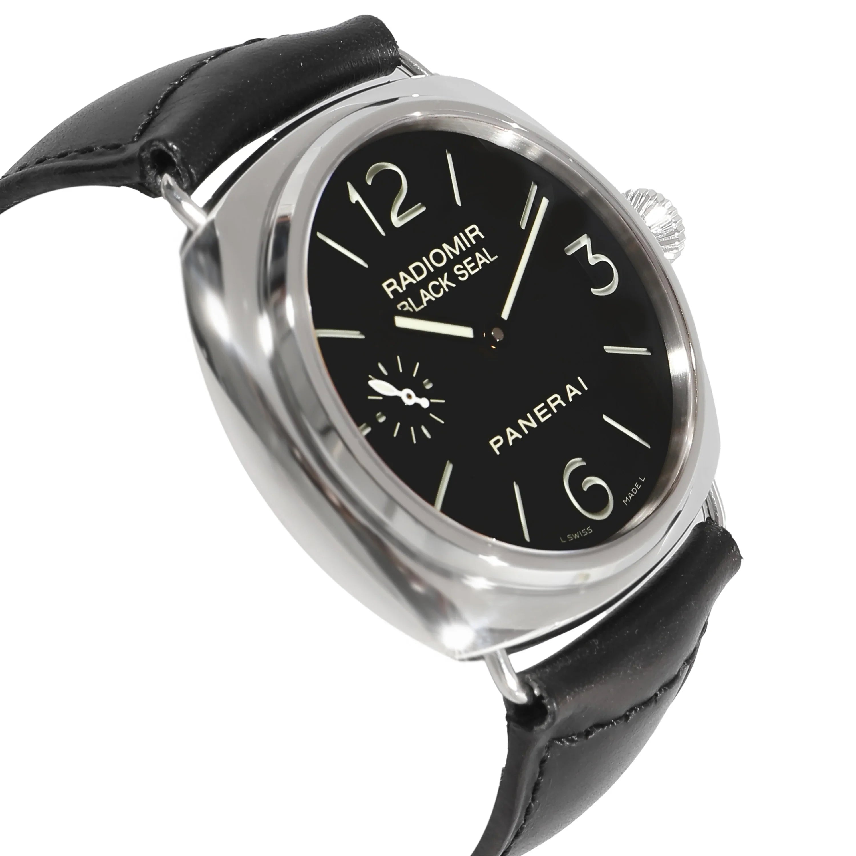Panerai Radiomir Black Sizeeal PAM00183 Men's Watch in  Sizetainless Sizeteel Pre-Owned