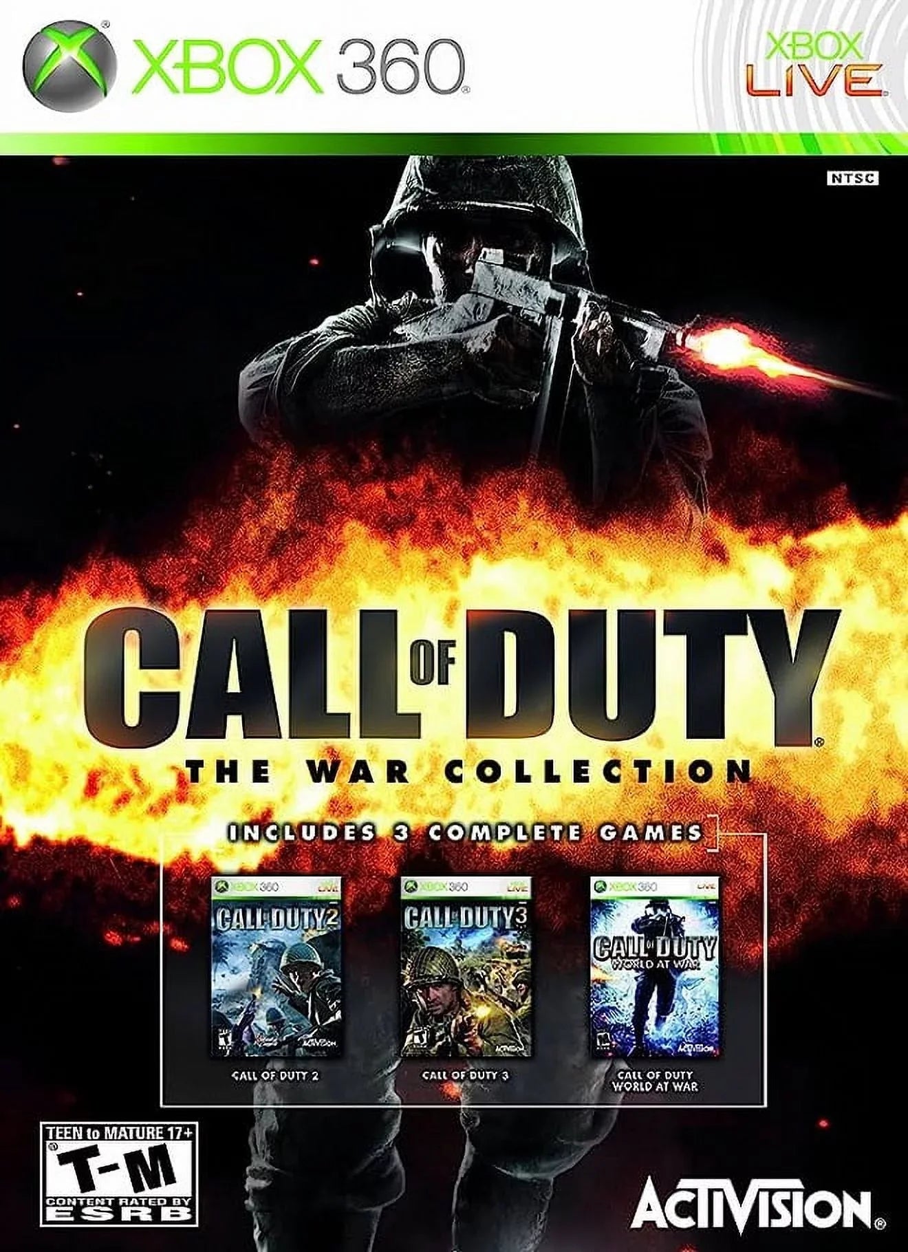Restored Call of Duty: The War Collection (Microsoft Xbox 360, 2010) (Refurbished)