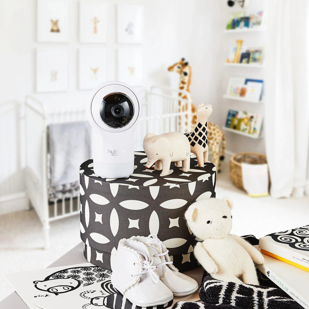 Hubble Connect Nursery Pal Glow, Wi-Fi Baby Monitor with Pan, Tilt, and Zoom Function