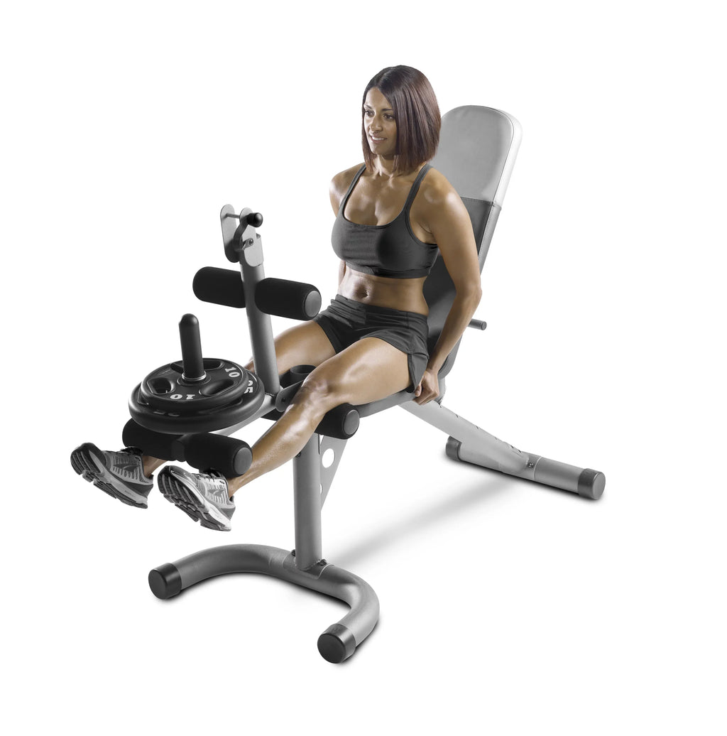 Weider XRSize 20 Adjustable Olympic Bench with Removable Preacher Pad, 610 Lb. Weight Limit