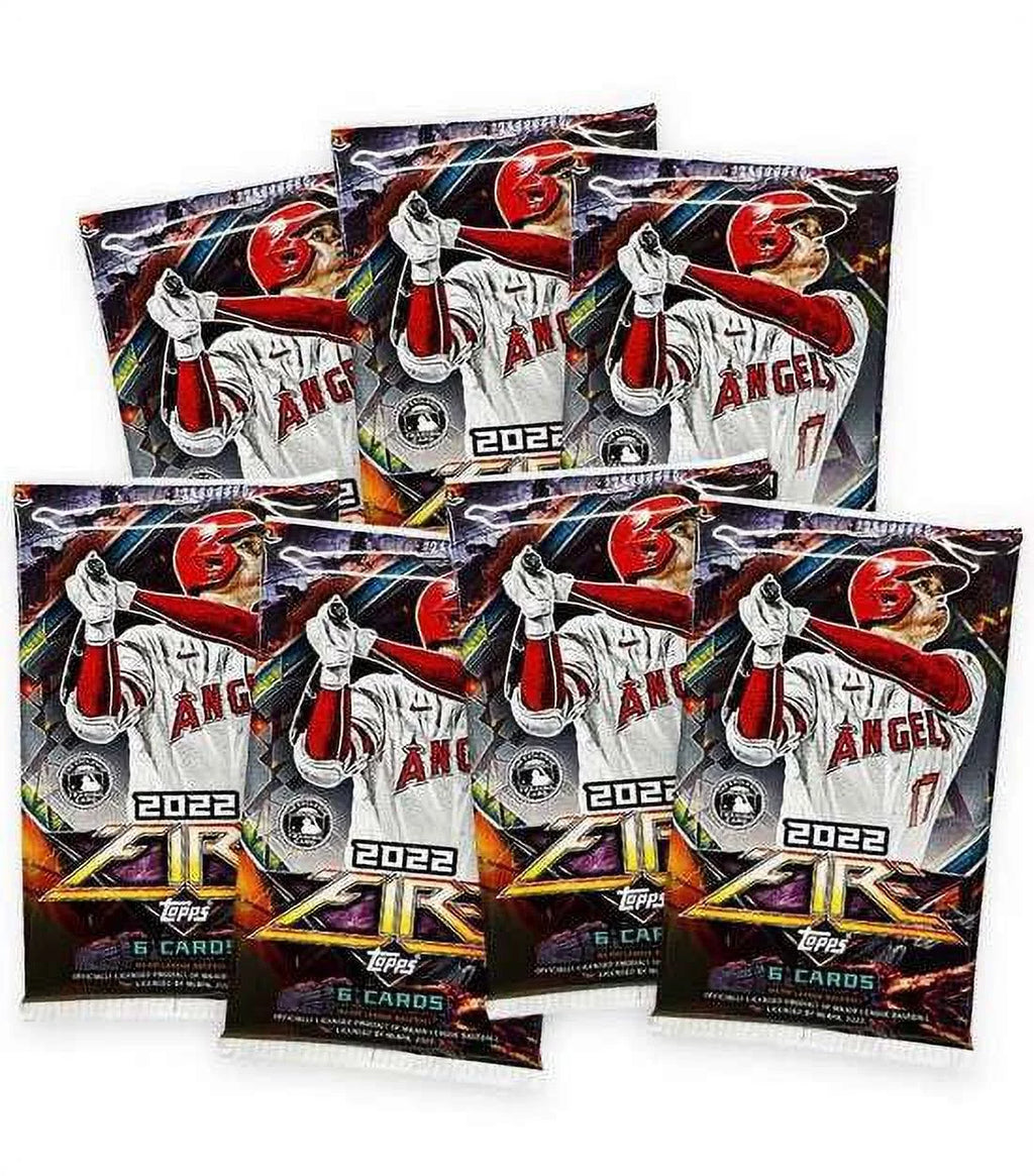 MLB Topps 2022 Fire Baseball Trading Card BLASizeTER Box (7 Packs)