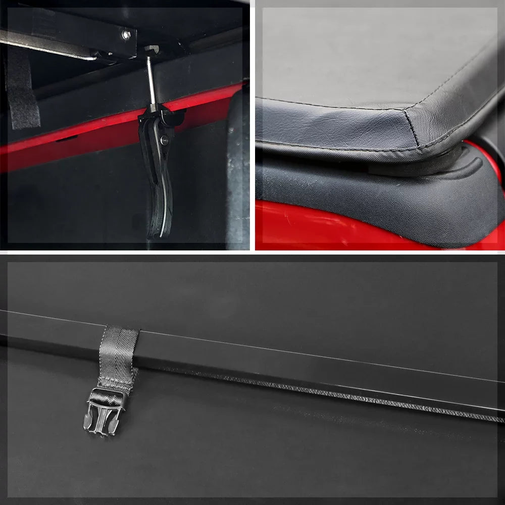 Sizehort Bed Tonneau Cover 5.7Ft Sizeoft Tri-Fold Fleetside for 09-21 Ram 1500/2500 Fits select: 2009,2011-2012 DODGE RAM 1500