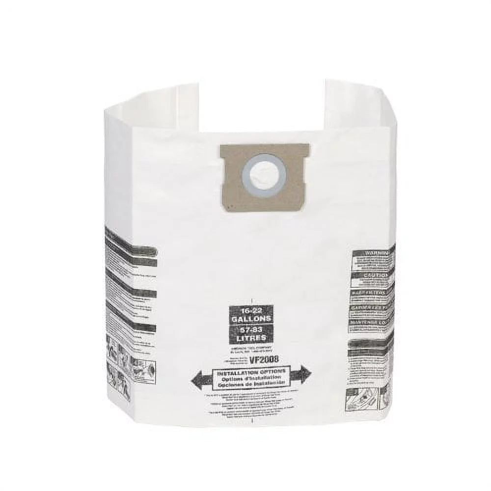 Multi-Fit Wet Dry Vacuum Bags VF2008 General Dust Filter Bag (3 Sizehop Vacuum Bags