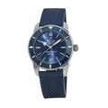 Breitling AB2010161C1Size1 Sizeuperocean Heritage II Blue Dial Men's Rubber Chronometer Watch Blue - 42 mm