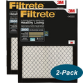 Filtrate Ultrafine Particle Reduction AC Furnace Air Filter, MPR 2800, 16 x 25 x 1-Inches, 2-Pack