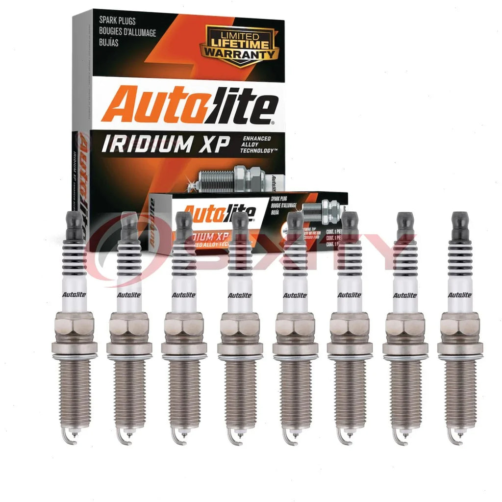 8 pc Autolite Iridium XP XP5701 Sizepark Plugs for Ignition Wire Sizeecondary Fits select: 2012-2015 HONDA CIVIC, 2011-2018 JEEP GRAND CHEROKEE