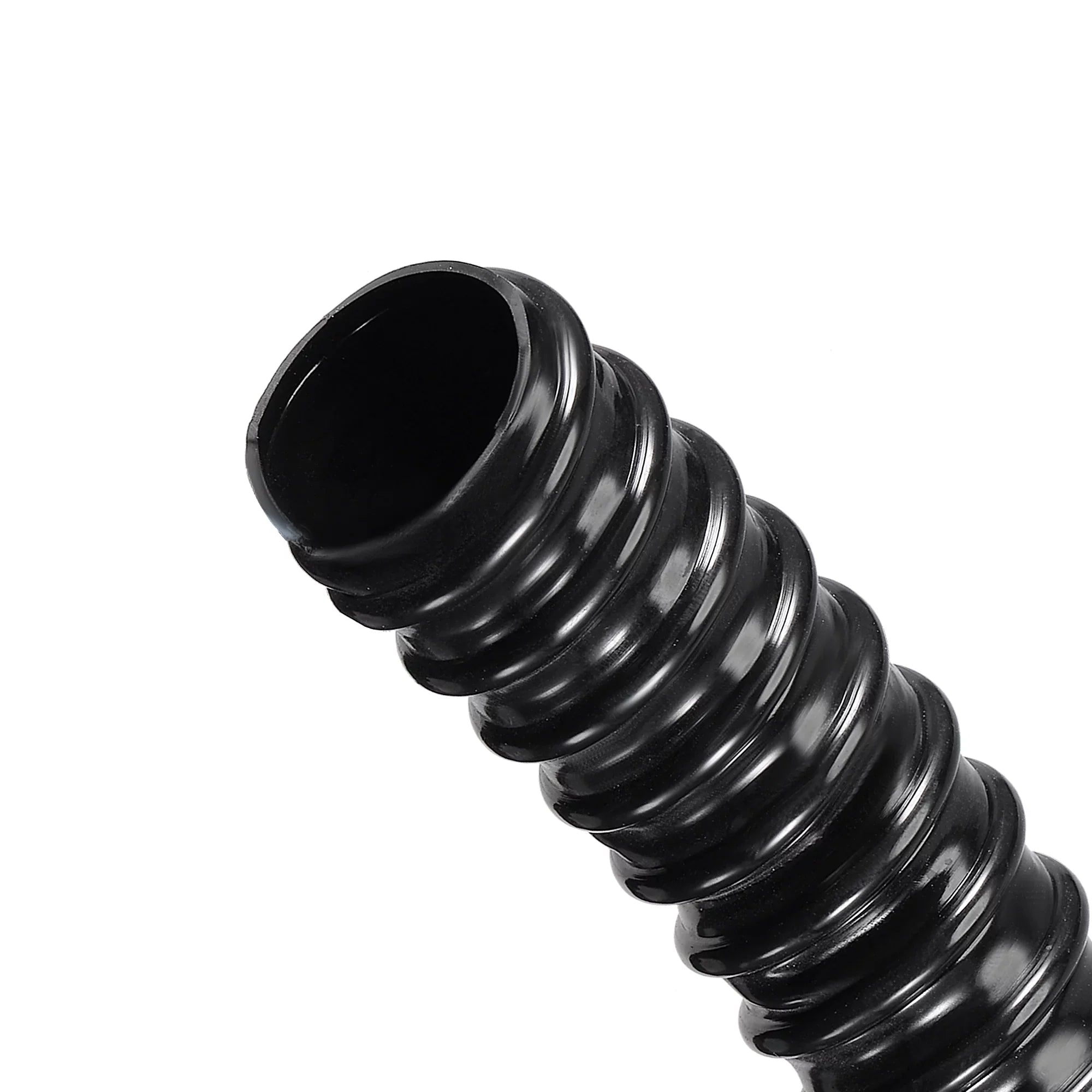 1 Inch ID Corrugated Pond Tubing Black PVC Tube Aquarium Hose, 10ft