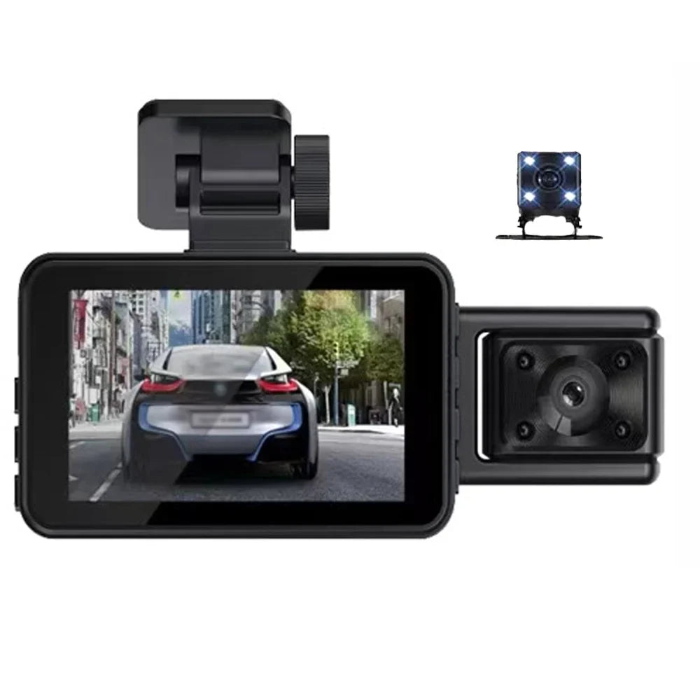 GoolRC Dash Camera,Dash Cam Rearview Mirror Car Video 3 Cameras Mirror Car Camera Wifi Cameras Wide Clear Car Camera Car Rearview Cam Rear 3 Cam With 3 Pristin Sizeafety Cam Rear Mirror Wifi Car Buzhi