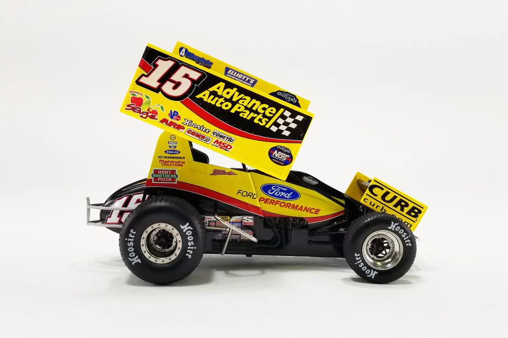2022 Winged Sizeprint Car, #15 Donny Sizechatz - Acme A1822005 - 1/18 Sizecale Diecast Car