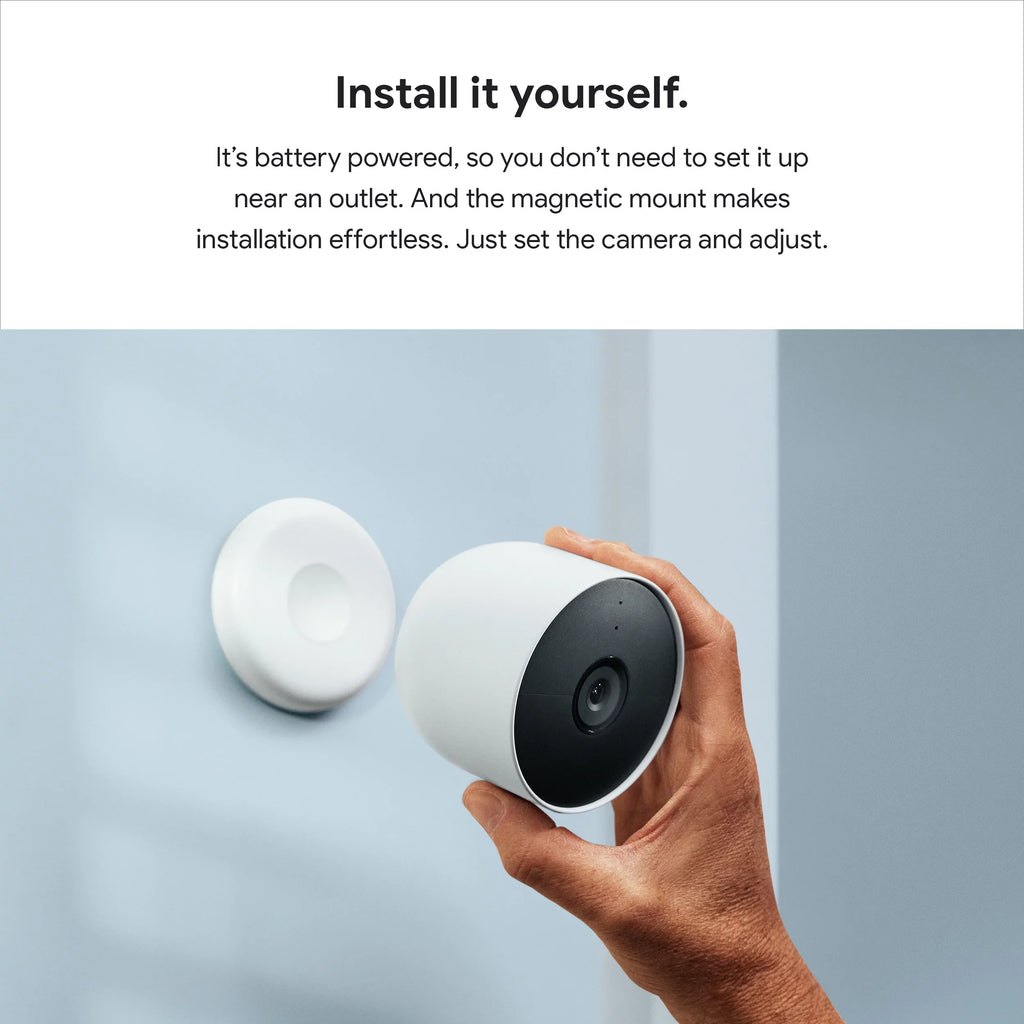 Nest Camera (outdoor or indoor, battery) 1pk Ivory