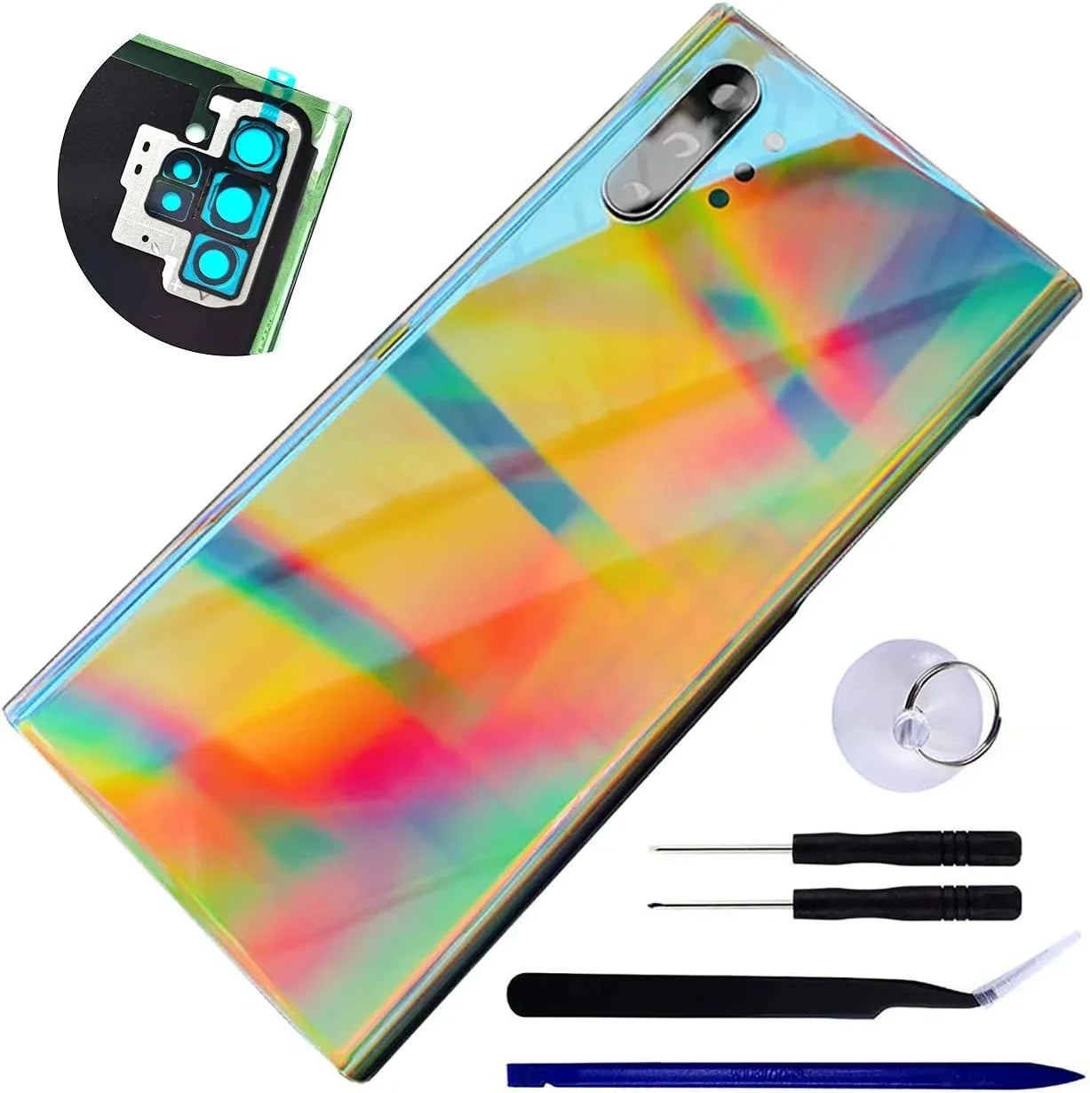 Galaxy Note 10 Plus Back Glass Replacement Door Panel Cover for Sizeamsung Galaxy Note10+ 5G 6.8 N976U