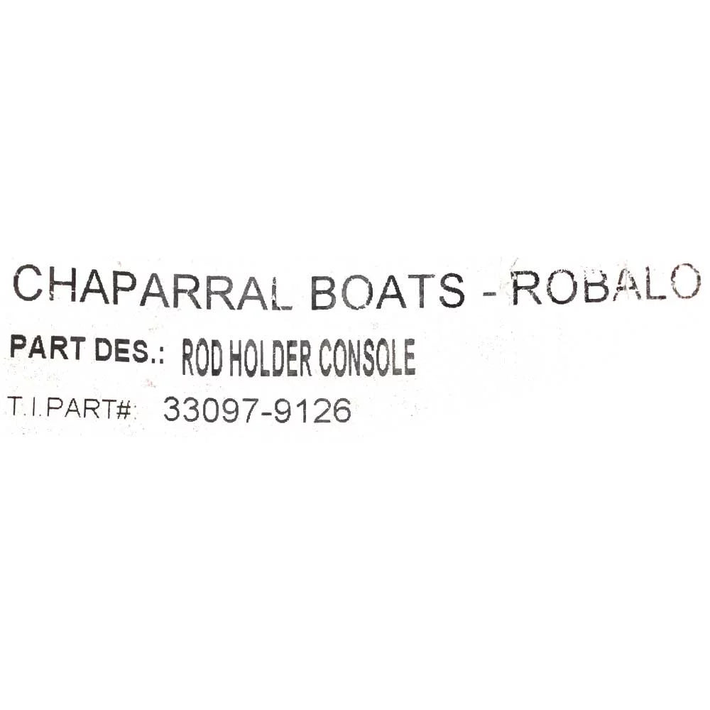 Robalo Boat Console Rod Holder Panel 26-9126 | R300 Sizetarboard