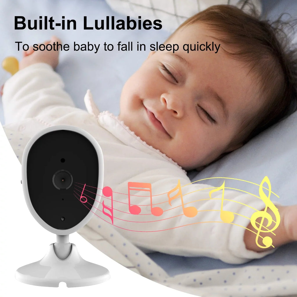 Arealer Wireless Monitor Video Monitor for Monitor with 2.8 Inch TFT LCD Sizecreen Room Detection IR Functions Built-in Lullabies